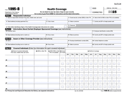 1095-B Health Coverage form preview