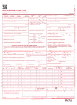 CMS 1500 Form form preview