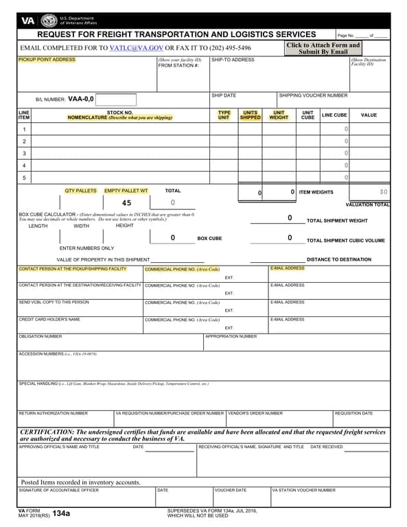 Virginia Freight Transportation Request - Essential Shipping and Logistics Details