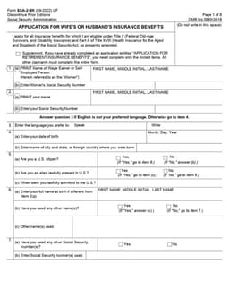 ssa-2-bk form preview