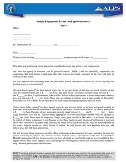 Engage an Attorney with Transparency - Sample Letters and Notices form preview