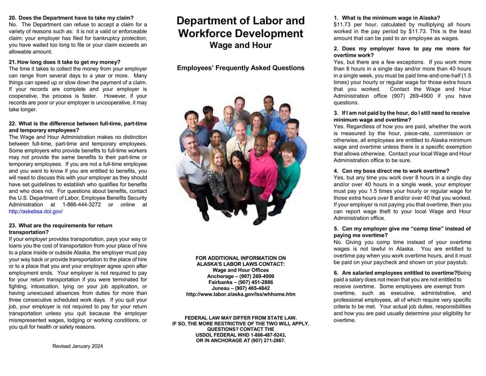 Alaska Pay Stub Financial Claim Review