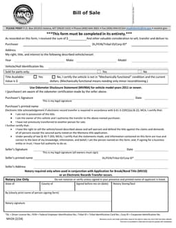 Montana Vehicle or Vessel Transfer Certificate - MV24 form preview